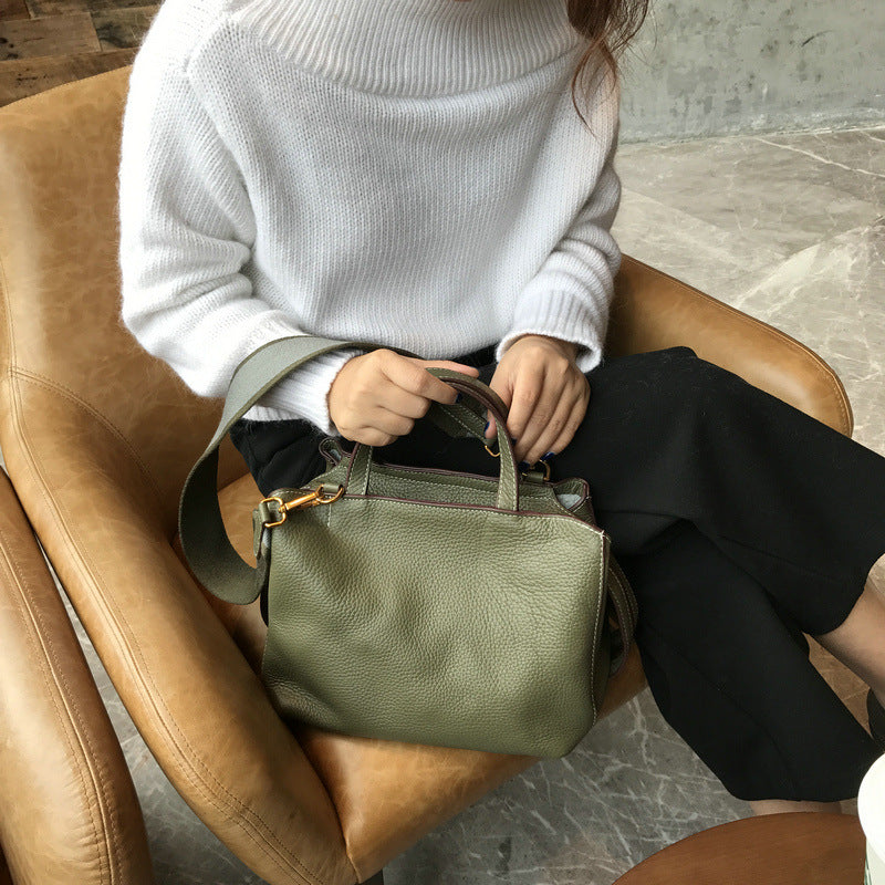 Retro Cowhide Handbag