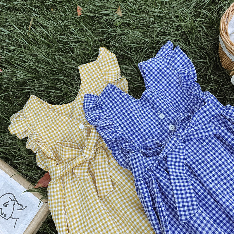 Toddler Plaid Princess Dress