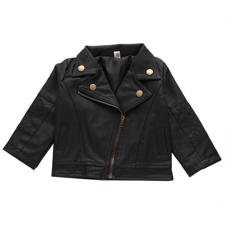Boys' Faux Leather Jacket