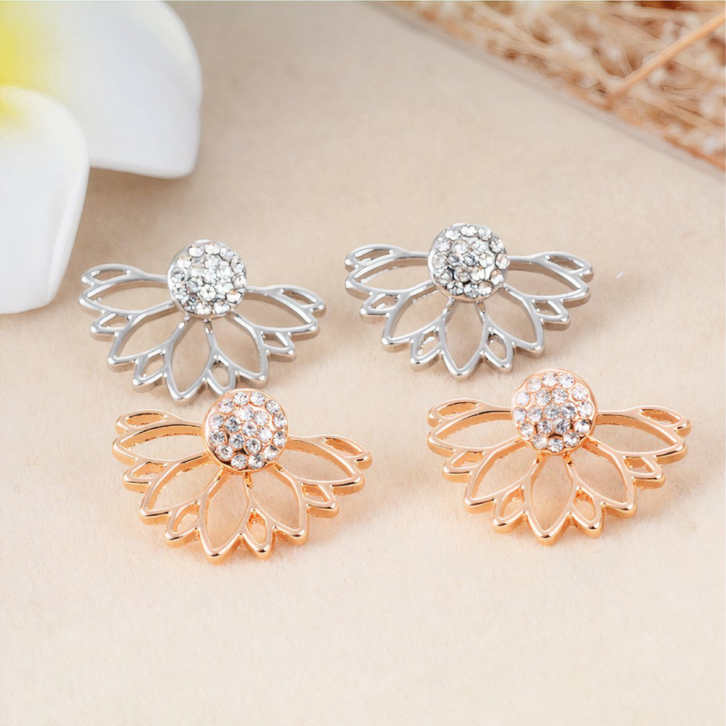 Gold Crystal Earrings