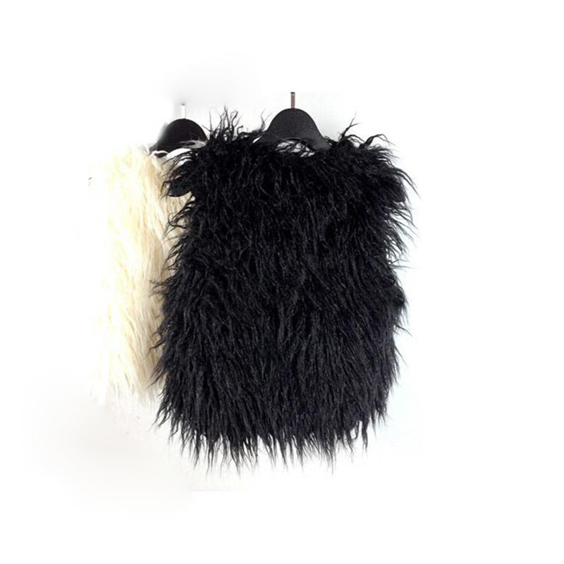 Girls' Faux Fur Vest
