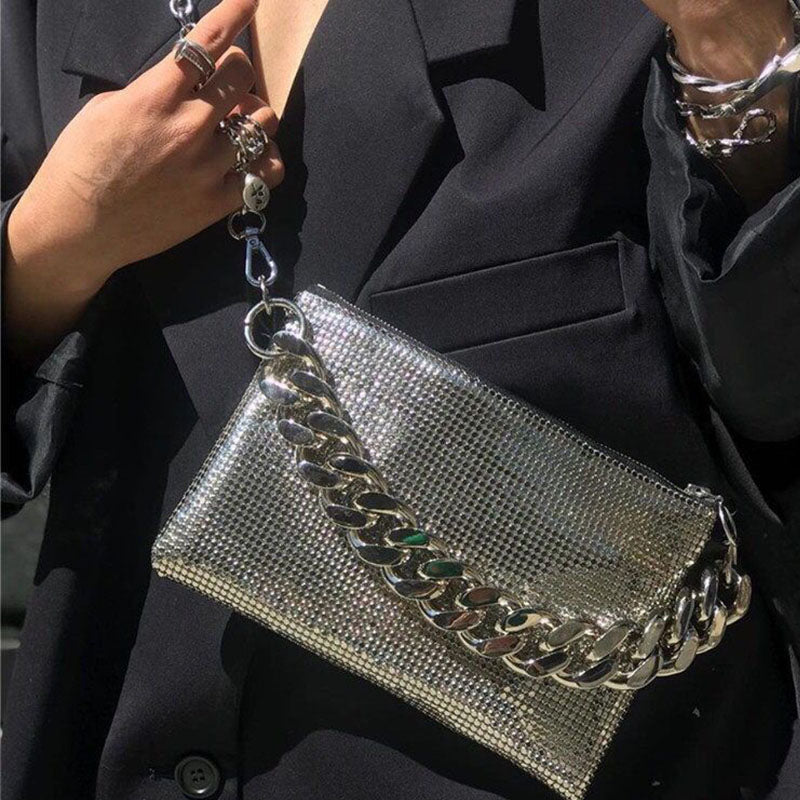 Glitter Underarm Bag
