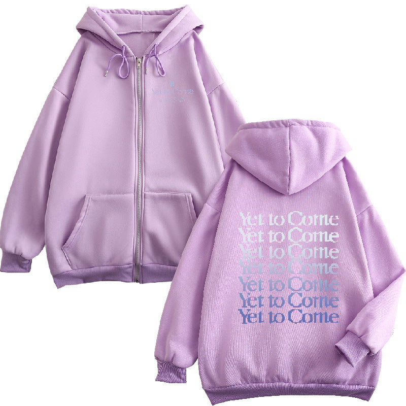 Purple Zip Hoodie