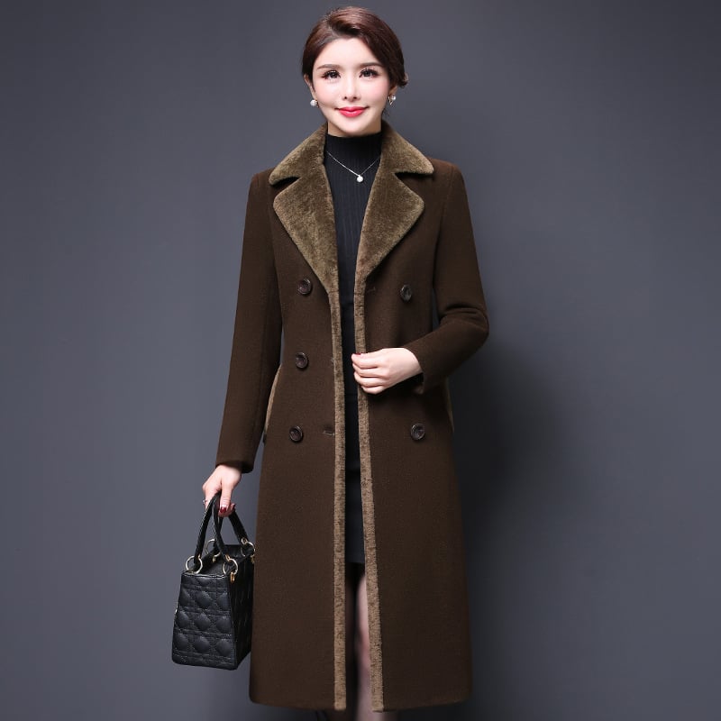 Long Tailored Wool Coat
