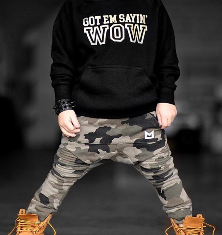 Kids' Camo Hoodie Set