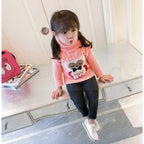 Kids' Owl Mock Neck Sweater