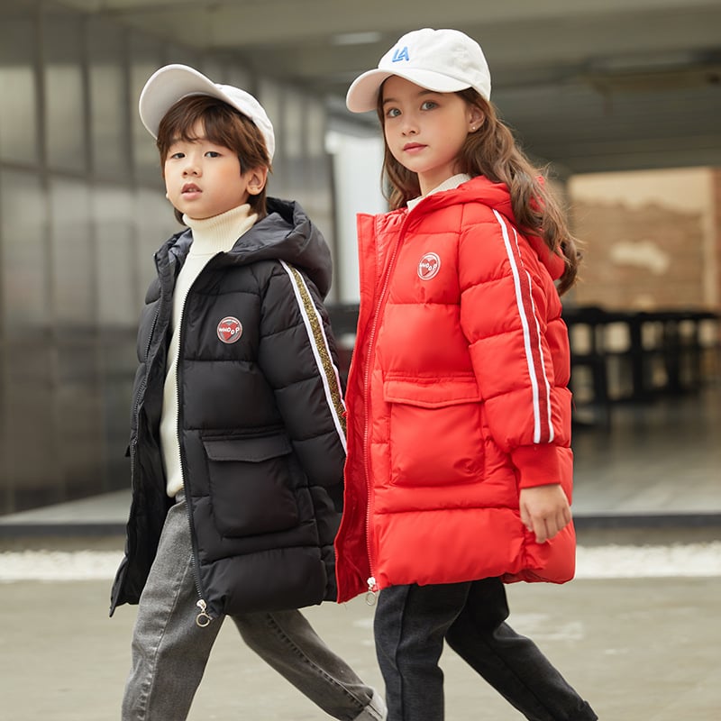 Kids' Hooded Duck Down Jacket
