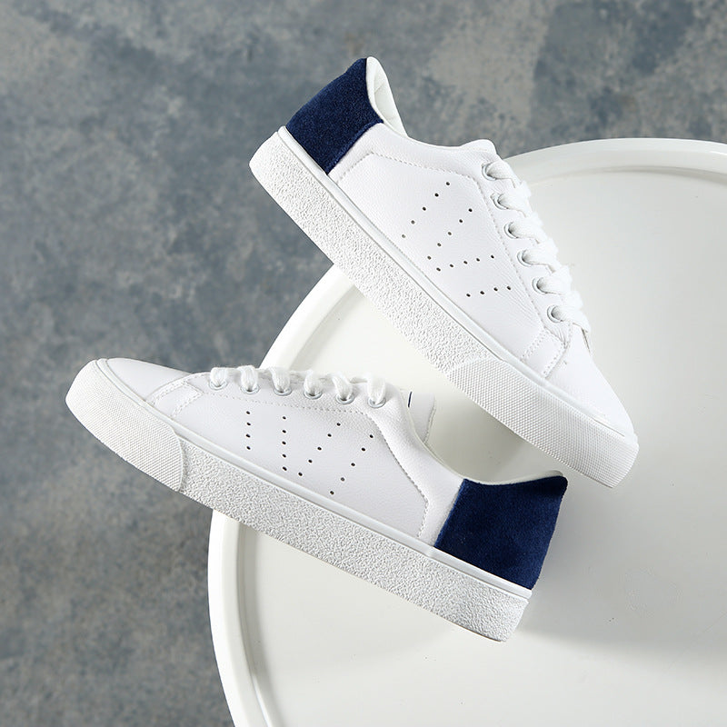 Versatile White Casual Canvas Sneakers for Women