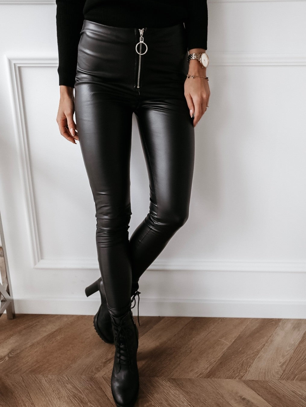 Sleek PU Leather Pants