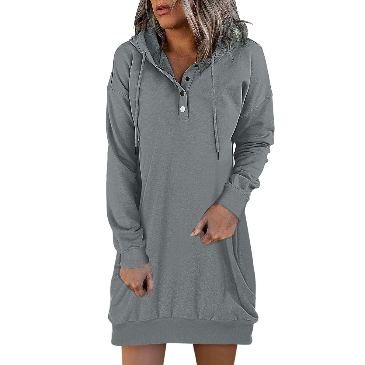 Drawstring Hooded Sweater