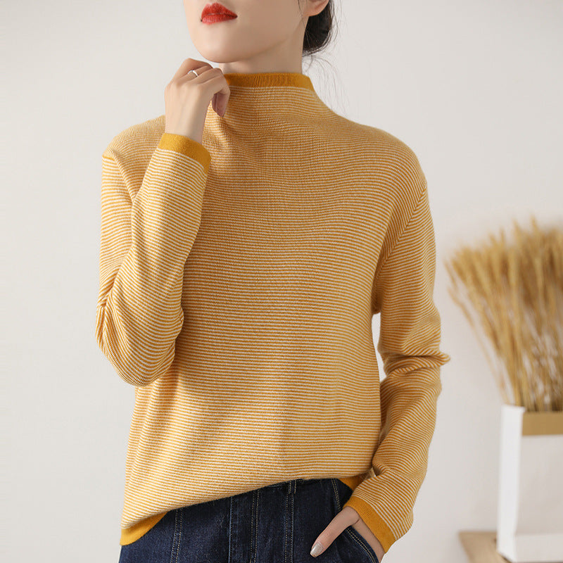 Striped Turtleneck