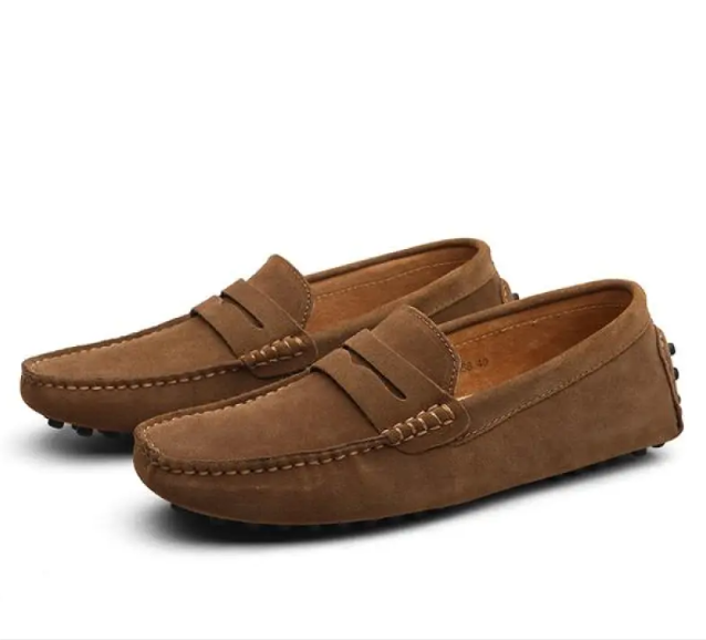 Men's Suede Driving Moccasins