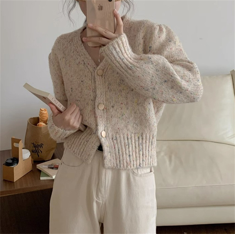 Colorful Dot Cardigan