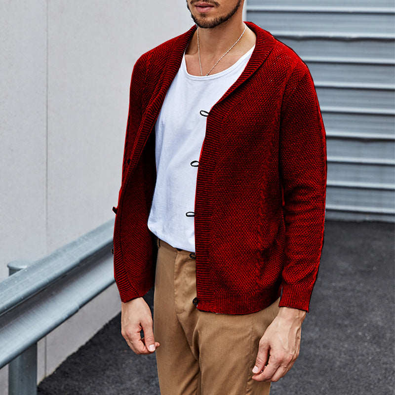 Slim Button Cardigan