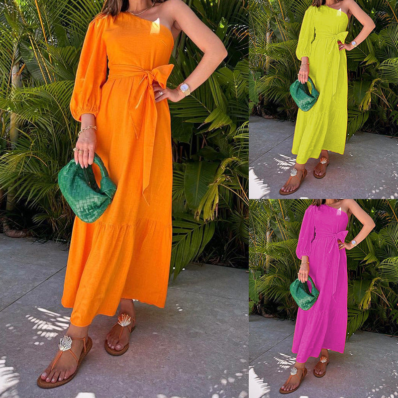 Loose Asymmetric Dress