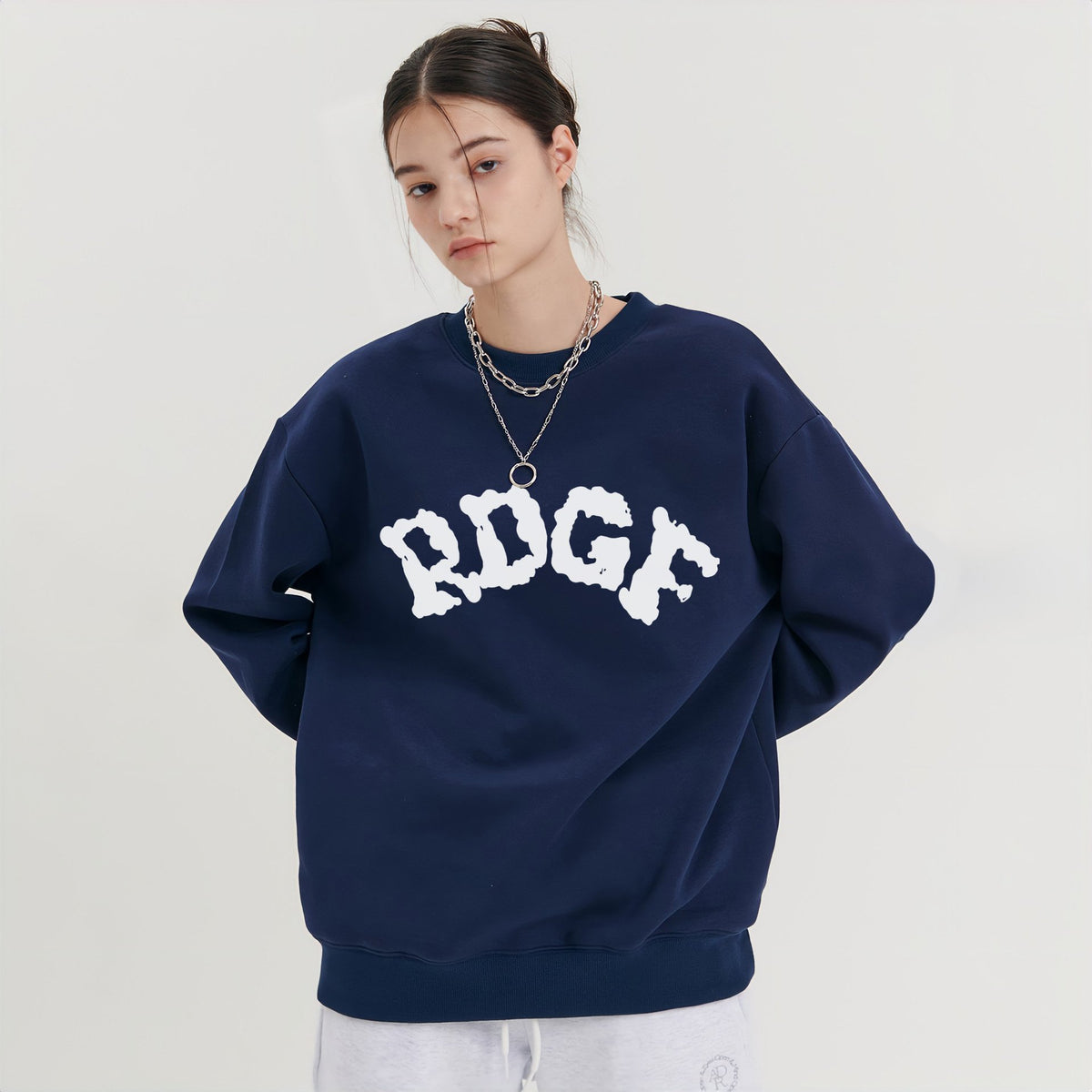 Loose Crew Neck Sweater