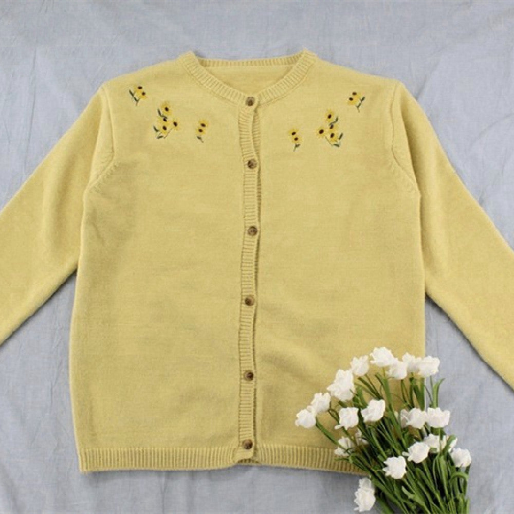 Girls' Knit Sweater Jacket