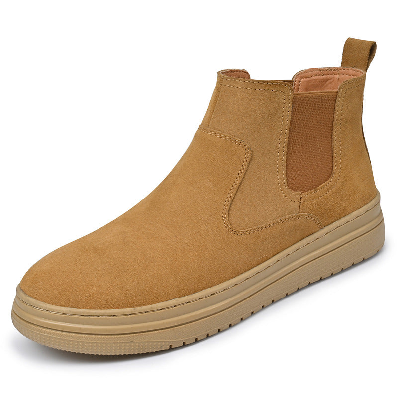 2024 Autumn/Winter Men's Leather Chelsea Boots