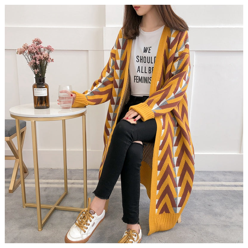 Geometric Cardigan