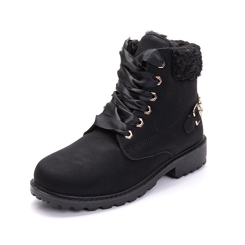 Fleece Lined Worker Boots