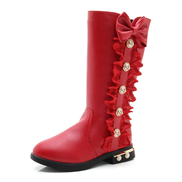 Fleece-Lined Girls Boots