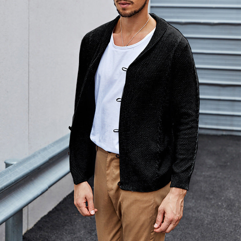 Slim Button Cardigan