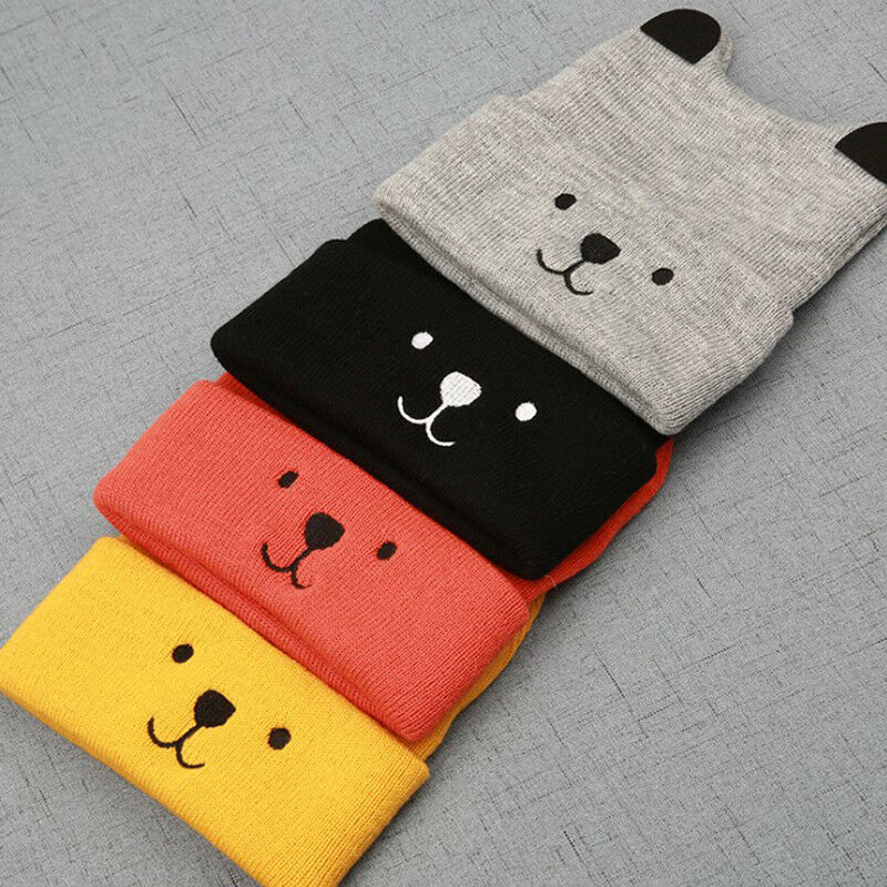 Kids' Bear Ear Knit Beanie