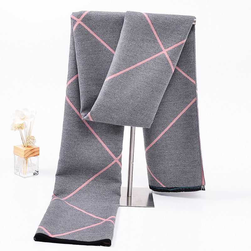 Reversible Plaid Scarf