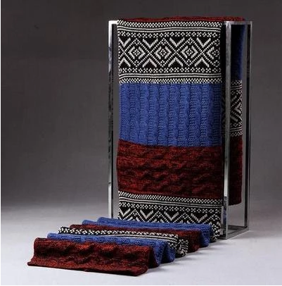 Men's Ribbed Knit Scarf