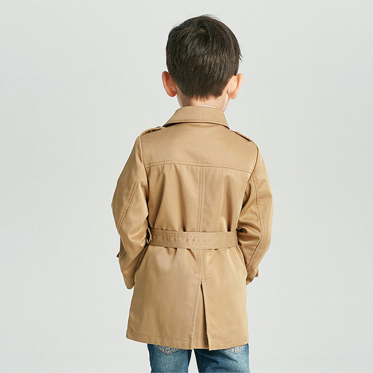 Boys' Long Trench Coat