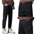 Black Straight Leg Jeans