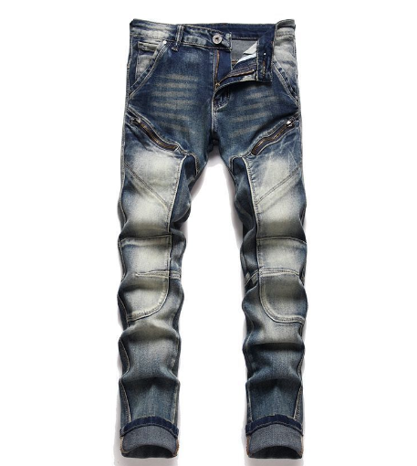 Slim Stitched Jeans