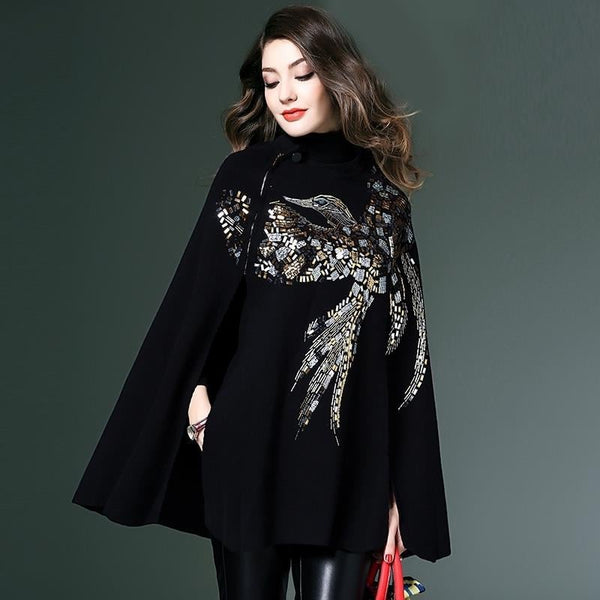 Thick Sweater Cape