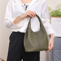 Soft Leather Top-Handle Bag