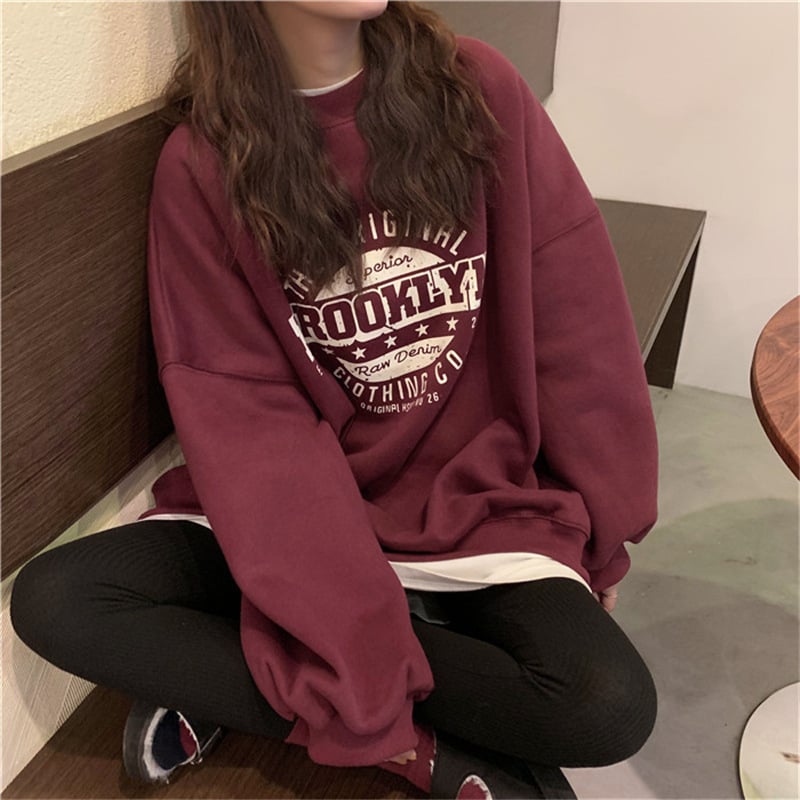 Relaxed Crew Neck Sweater