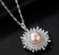 Pearl Snowflake Necklace