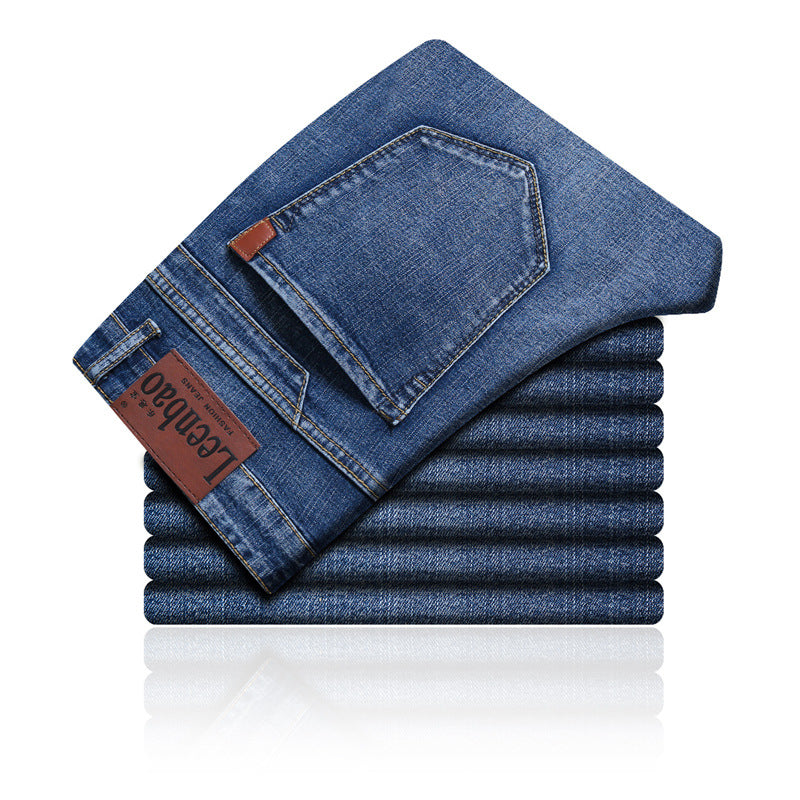 Slim Straight Stretch Jeans