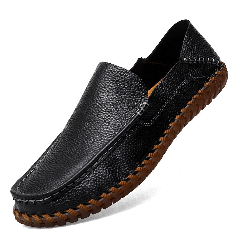 Breathable Casual Leather Driving Loafers for Men
