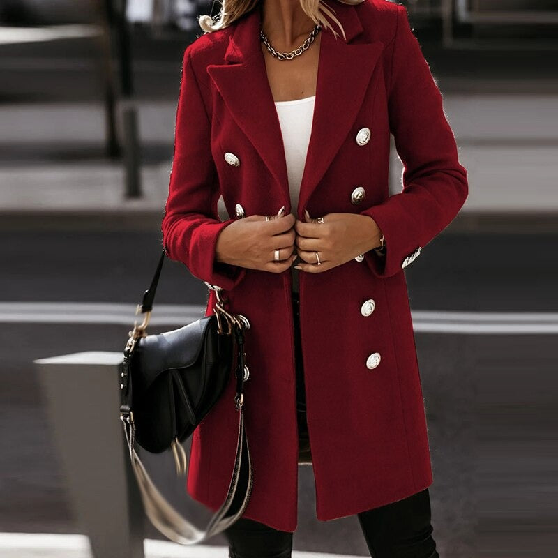 Double-Breasted Wool Jacket