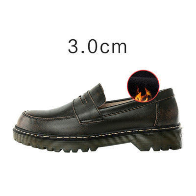 Buckle Detail Heeled Loafers