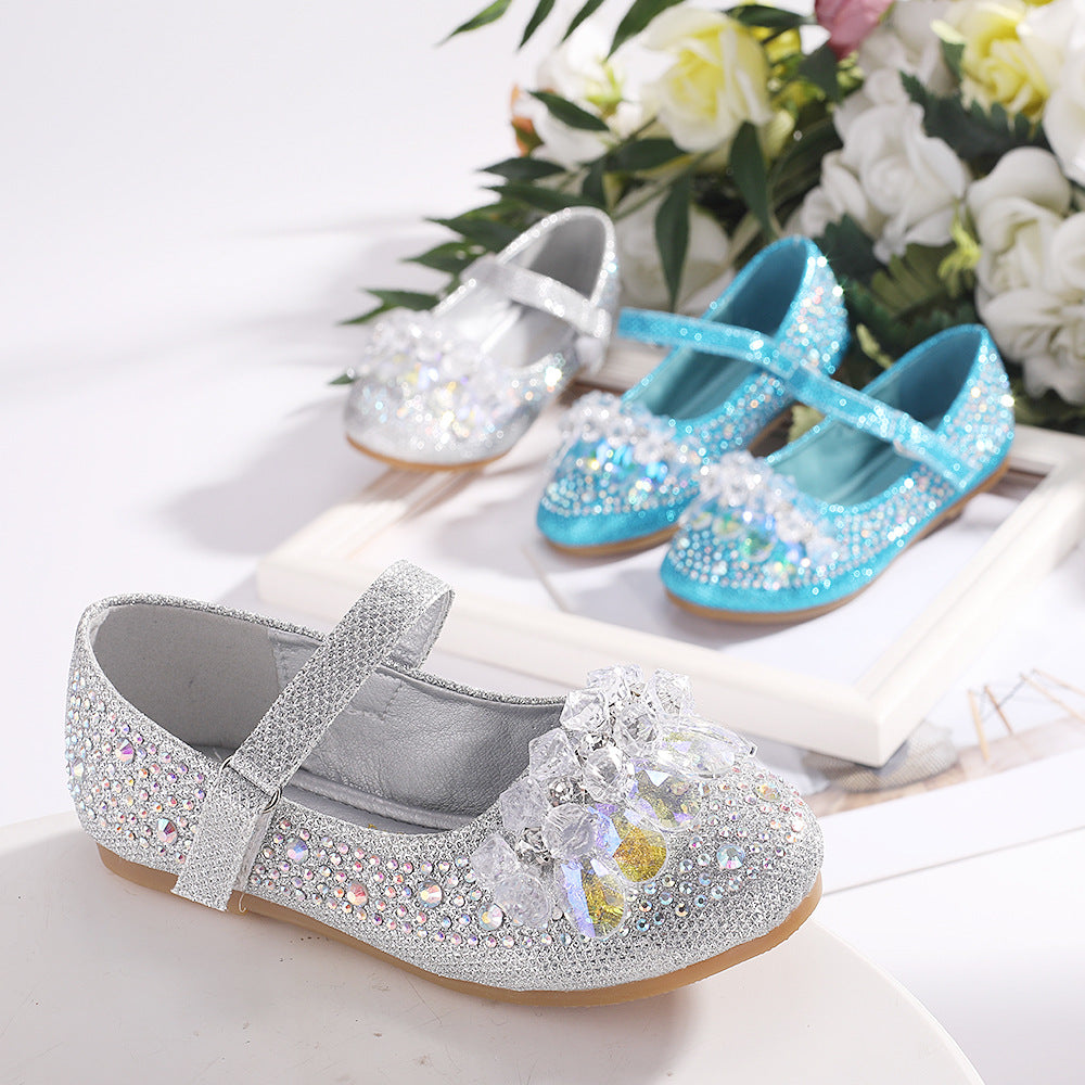 Rhinestone Princess Shoes for Girls