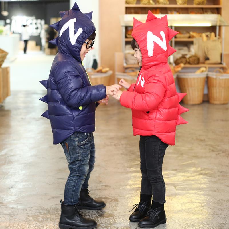 Kids' Dinosaur Puffer Coat