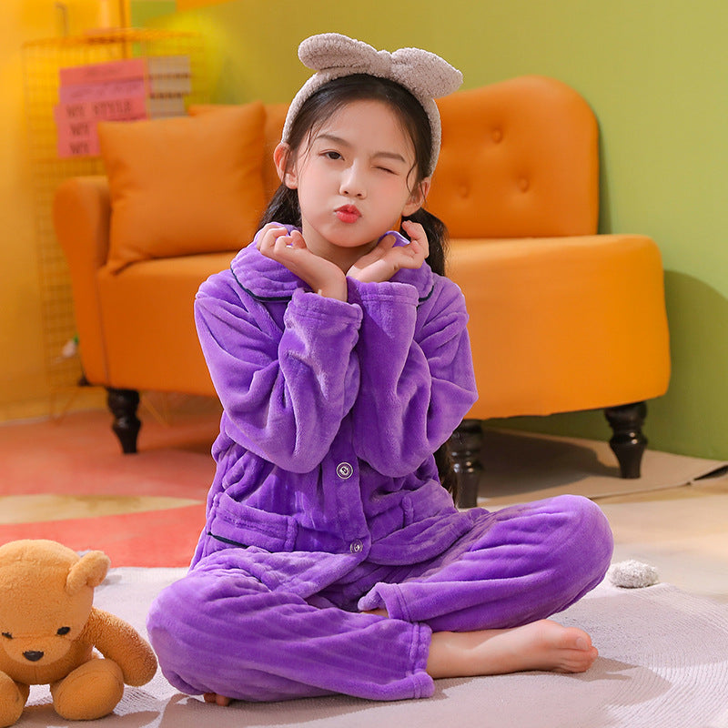Boys' Flannel Pajama Set