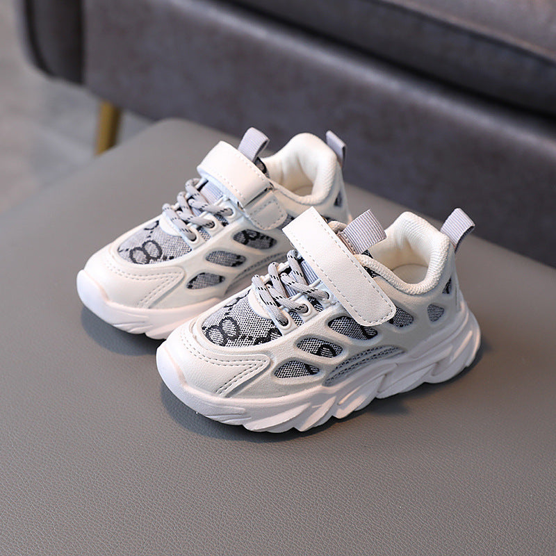 Boys' Leather Court Sneakers
