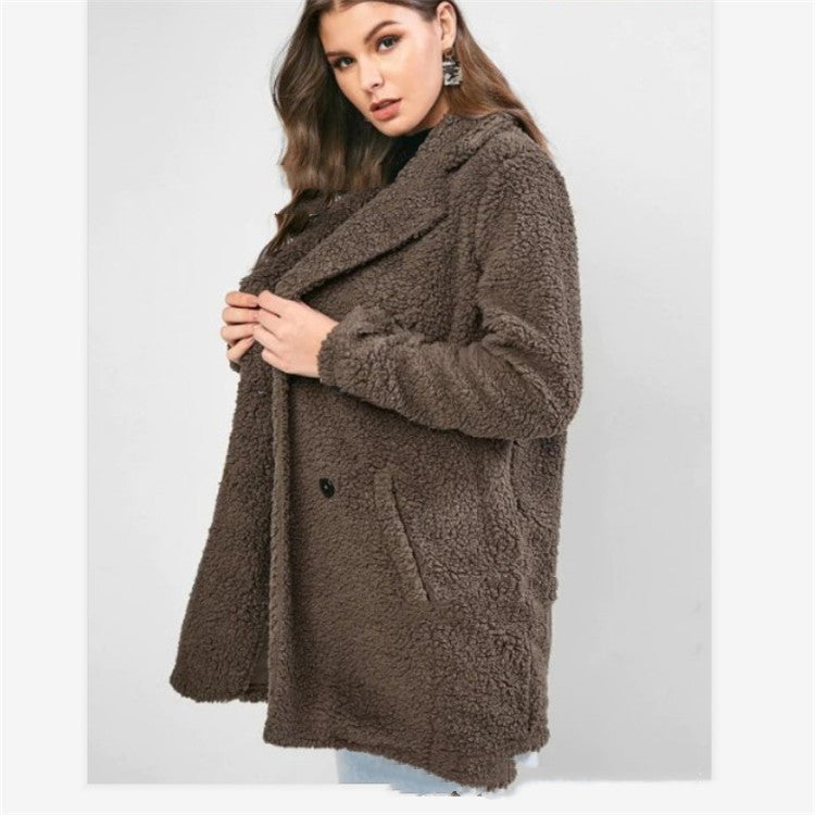 Wool-Blend Midi Coat
