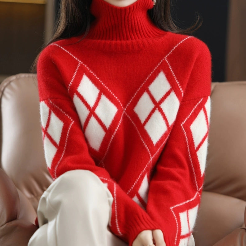 Knitted Turtleneck Pullover