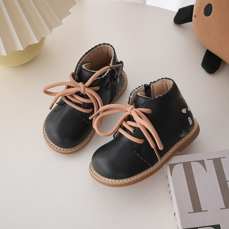 Kids' Leather Desert Boots