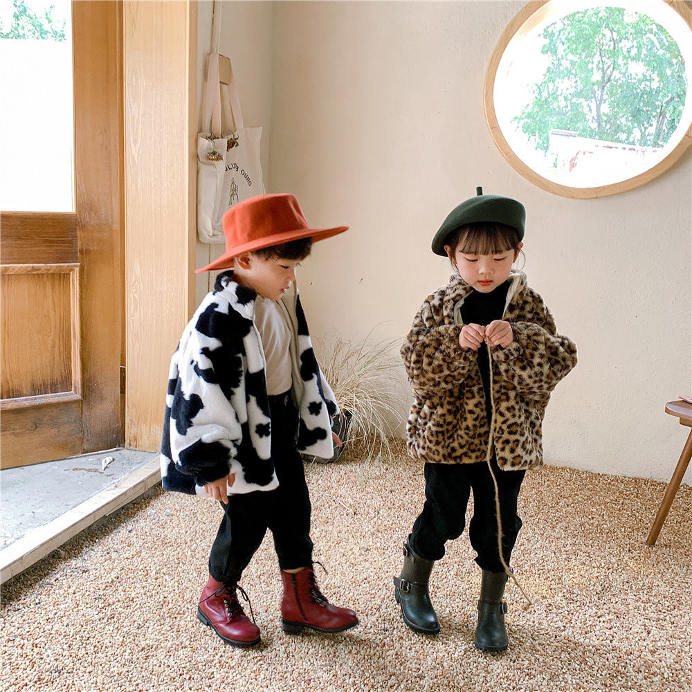 Kids' Leopard Print Jacket