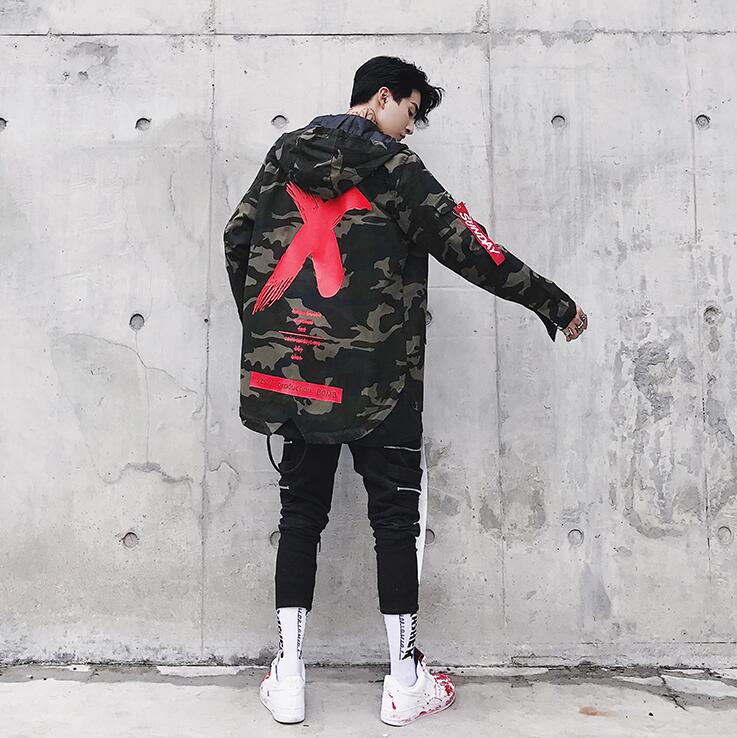 Camo Hooded Coat
