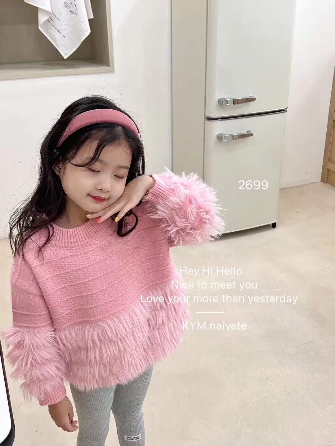 Girls' Thick Pullover Sweater